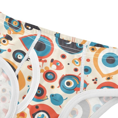 KLL Evil Eyes Black Striped Toddler Boys Cotton Training Underwear Cute Children Undies4