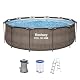 Bestway Steel Pro MAX Frame Pool-Set mit Filterpumpe Ø 366 cm