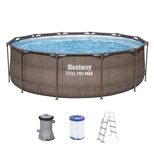 Bestway Steel Pro MAX Frame Pool-Set mit Filterpumpe Ø 366 x 100 cm,...