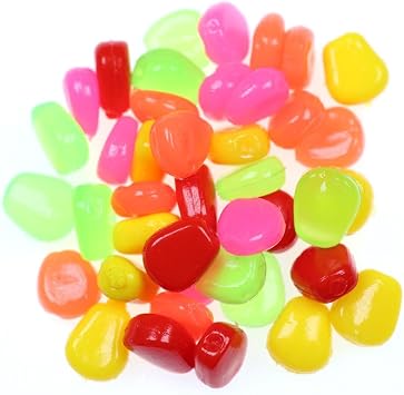 12 x 1 cm Silikon Yumu ak Renkli 6 Renk M s r Suni Bal k Olta Yemi
