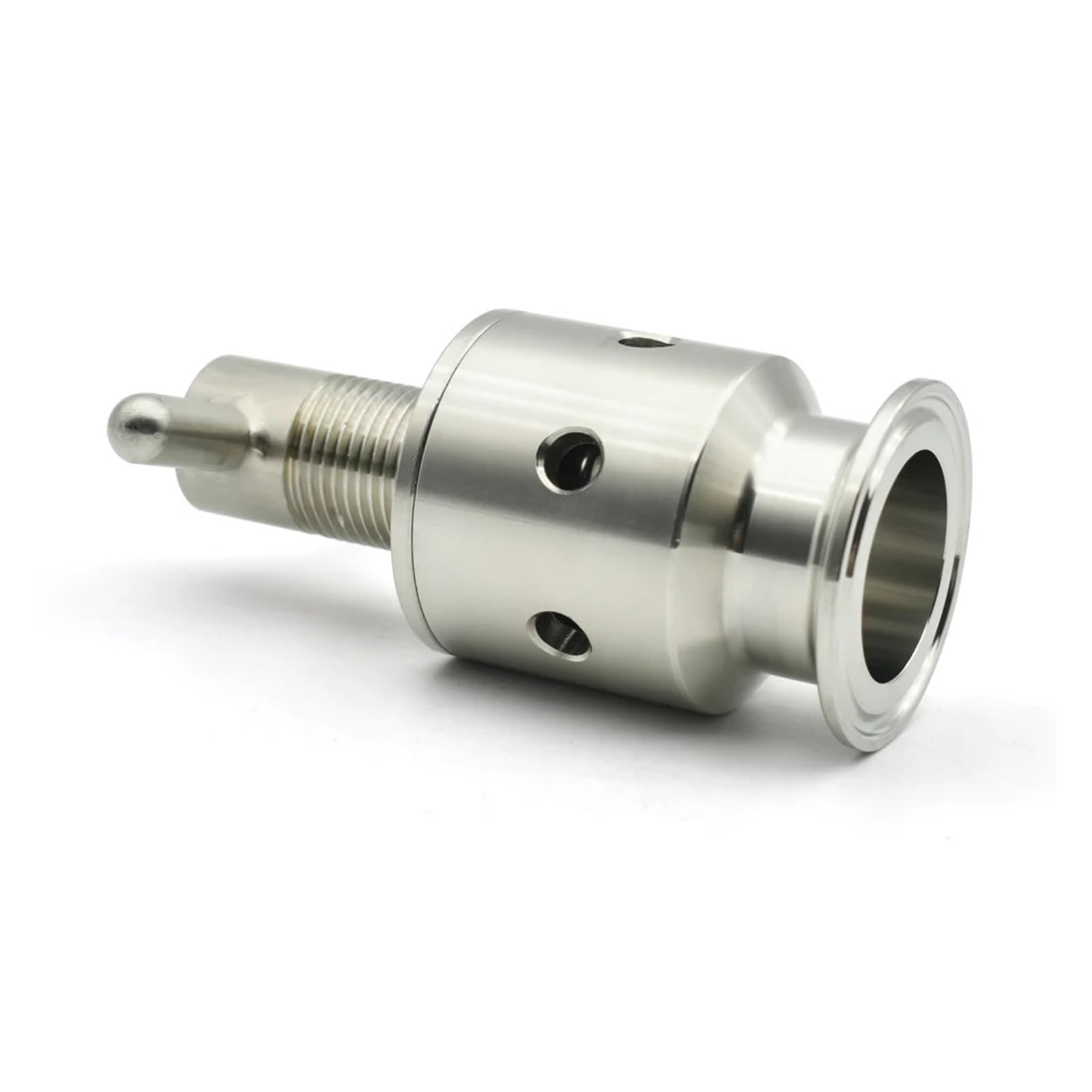 Valvola di Sicurezza Scarico Pressione Valvola di sicurezza Tri Clamp da 1,5" 0,5-5 Bar OD50,5mm