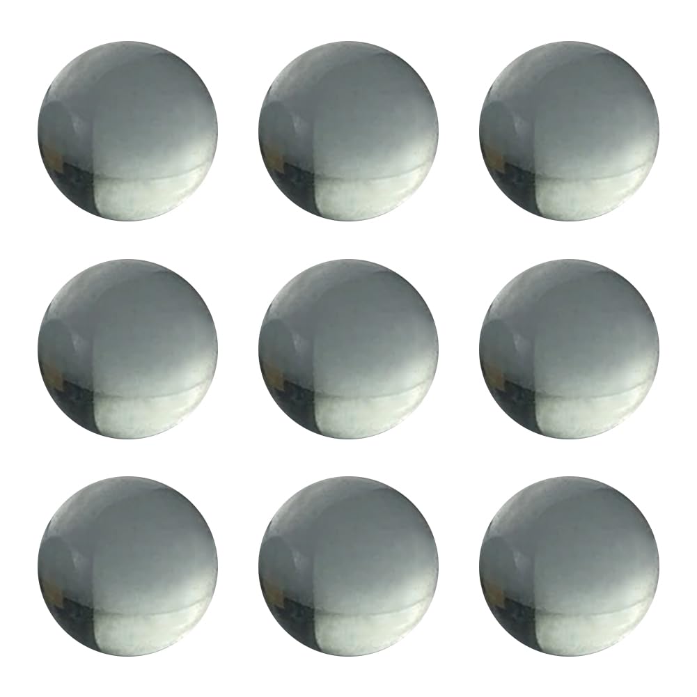 50PCS Boules décoratives, 25mm Billes de Verre Unies pour vases, Aquariums et décoration intérieure, Transparente