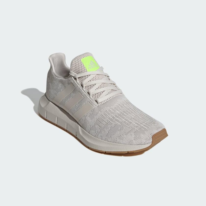 Image of adidas Mens Swift Run 1.0 Lace Up Sneakers Shoes Casual - Beige
