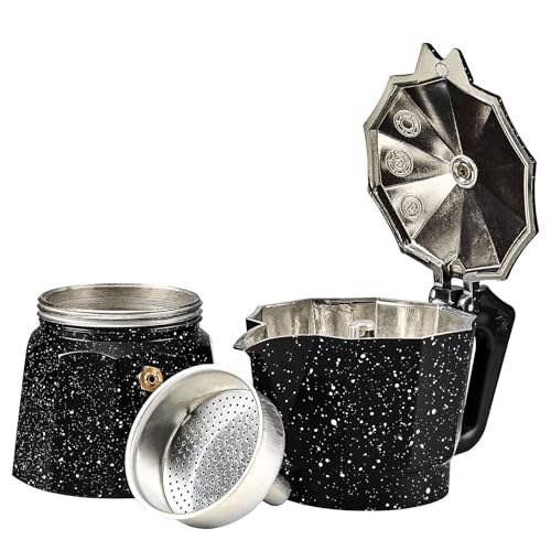 BUTLERS 6er-Set Espressobereiter original italienisch B 9 x T 15 x H 17 cm Aluminium, Edelstahl -ESPERTO- Kaffeekocher für die Kaffeezubereitung | Mokkakanne zum Espresso kochen in der Küche 5 BUTLERS 6er-Set Espressobereiter original italienisch B 9 x T 15 x H 17 cm Aluminium, Edelstahl -ESPERTO- Kaffeekocher für die Kaffeezubereitung | Mokkakanne zum Espresso kochen in der Küche