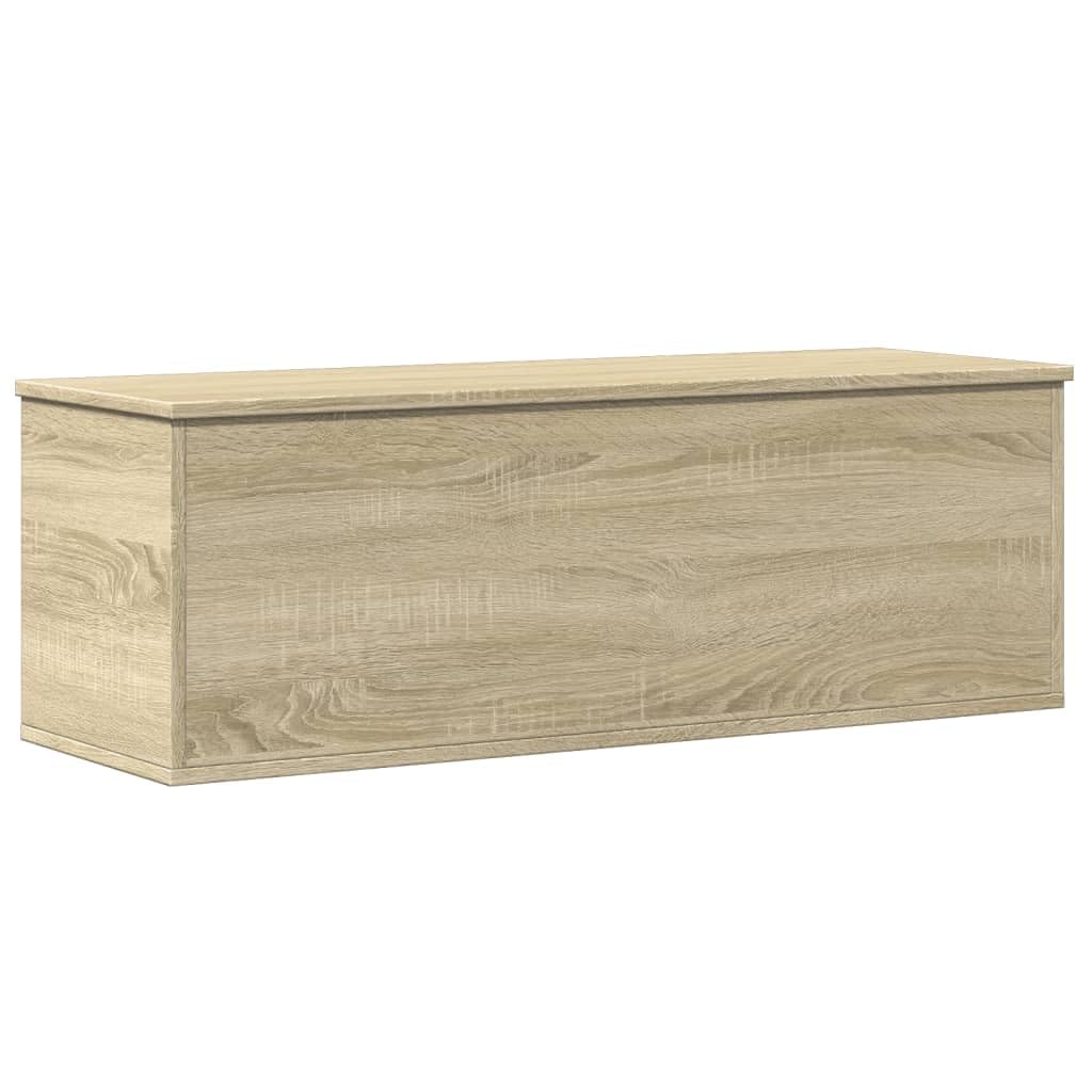 vidaXL Storage Box, Storage Chest for Hallway Living Room, Blanket Box for Clothes, Toy Box with Lid, Trunk, Sonoma Oak Engineered Wood