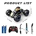 Tecnock RC Car Remote Control Car for Kids Adults,1:20 Scale 15KM/H 4WD Gesture Sensor Toy Car,2.4 GHz All Terrain Remote Control Crawler for 40+ Min Play,Gift for Boys Girls
