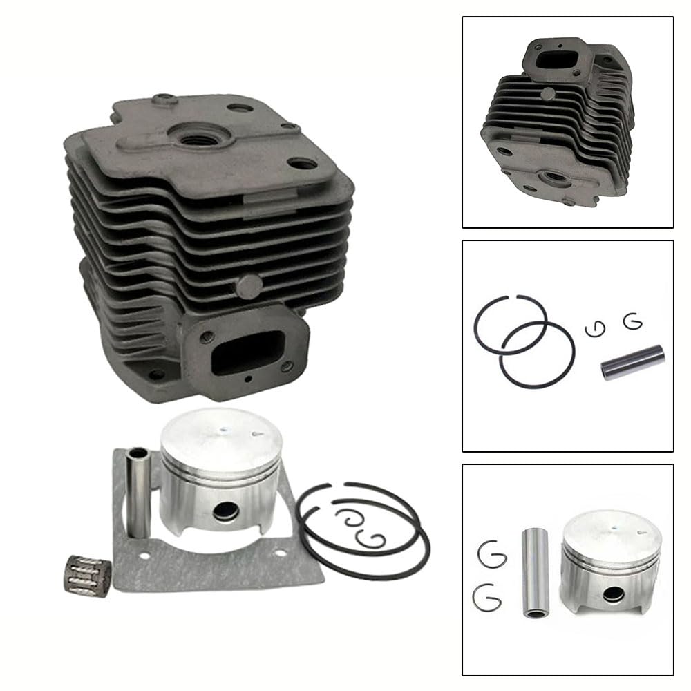 Kits de juntas de cilindro y pistón de 48 mm para 1E48F 48F 63CC 6300 Motor de motor de 2 tiempos Taladro de tierra Taladro Soplador Cortadores de cepillo