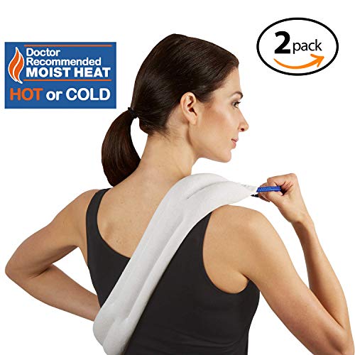 Read About Carex Health Brands Bed Buddy Heat Pad and Cooling Neck Wrap – Microwave Heating Pad for Sore Muscles – Cold Wrap Pack for Aches and Pain 2-Pack