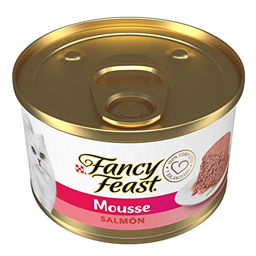 Image of Fancy Feast Gourmet Salmon Feast Cat Food, 3 oz (Pack of 2)