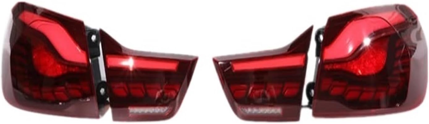 BMW X4 F32 リアフォグランプ ブレーキ リバース ターンシグナル テールランプ インジケーター対応車テールライト(Red)