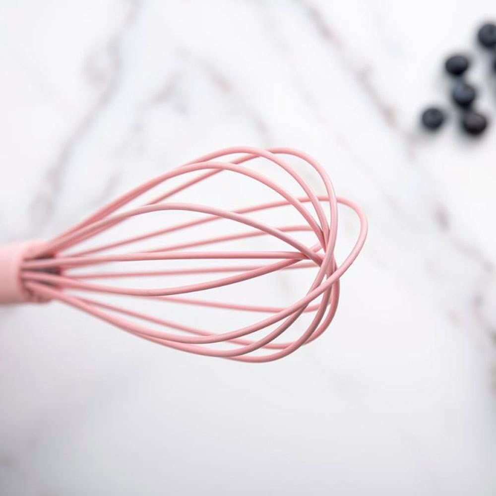 Fruste per cucinare impastatrice manuale per farina, sbattitore manuale per uova Utensili da cucina per la casa, asta di ispirazione multifunzione, frusta per sbattiuova in silicone da 10 pollici (R