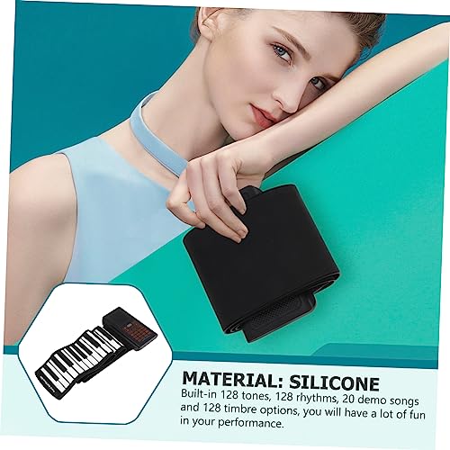 Toyvian 88 Rouleau De Piano Clavier Pliant Piano Pour Enfants Pianos Pour Enfants Clavier Électronique Piano Pliant Portatif Piano Pour Les Enfants Piano Enfant Black Gel De Silice - Les Beatles, Paul McCartney, John Lennon, RIngo Starr, George Harrison Toyvian 88 Rouleau De Piano Clavier Pliant Piano Pour Enfants Pianos Pour Enfants Clavier Électronique Piano Pliant Portatif Piano Pour Les Enfants Piano Enfant Black Gel De Silice – Image 5