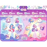 2025 Rechargeable Kids Dance Mat, XL Bluetooth Electric Dance Mats Toy for Kids Girls, Challenge Unicorn Dance Pad for Kid Age 8-12, Christmas Birthday Music Princess Gift Ideas for Girls 3-5 4-8