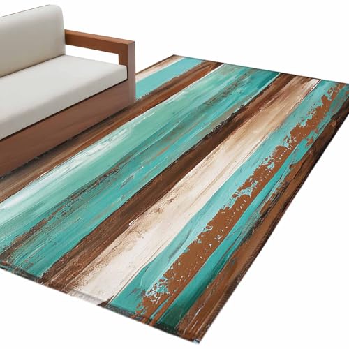 Tapete decorativo teal brown 36x60 pulgadas miniatura 5