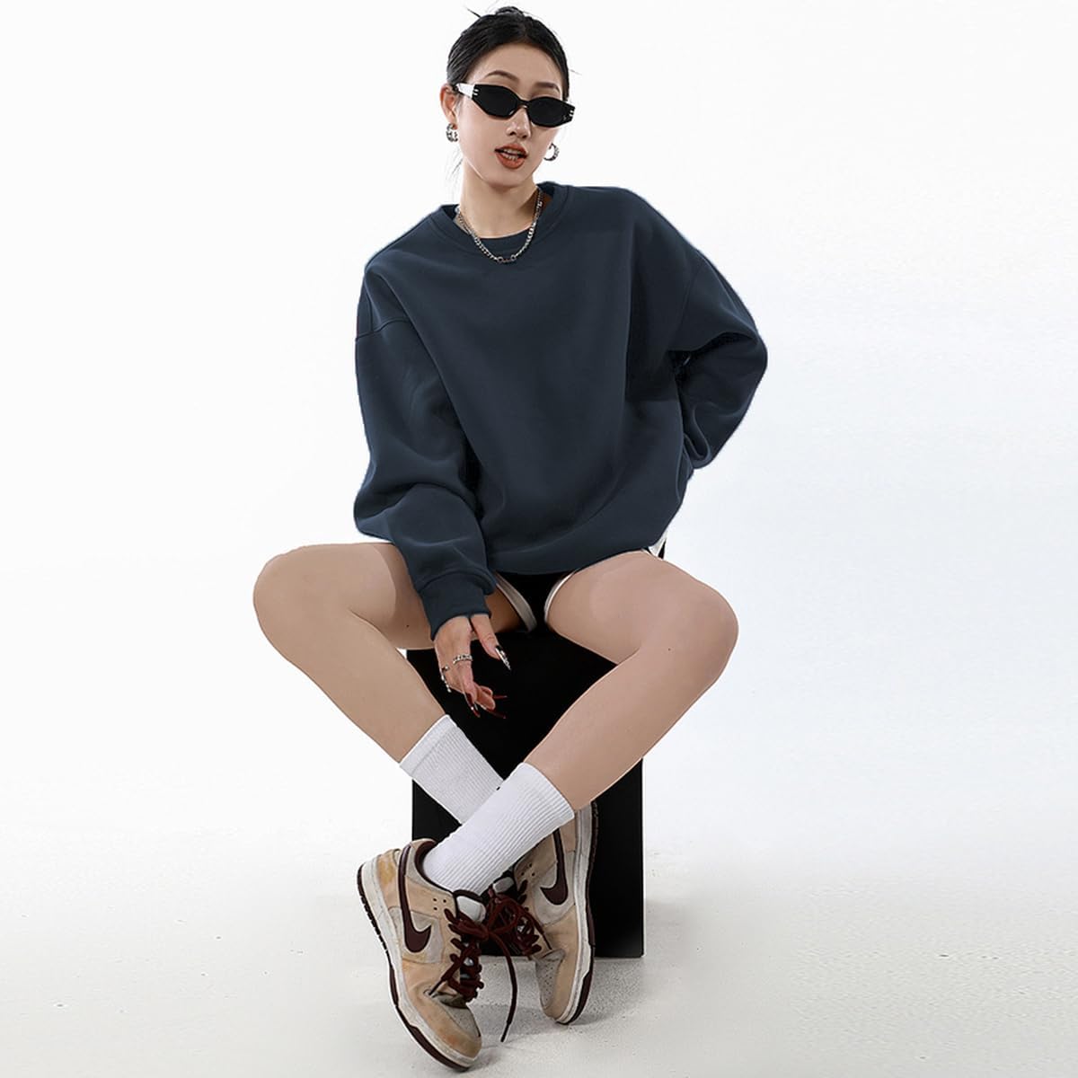Women's Oversized Sweatshirt-Long Sleeve Fashion Tops,Clothing,for Hoodies Blouses,Sudaderas para mujer en oferta - Image 5