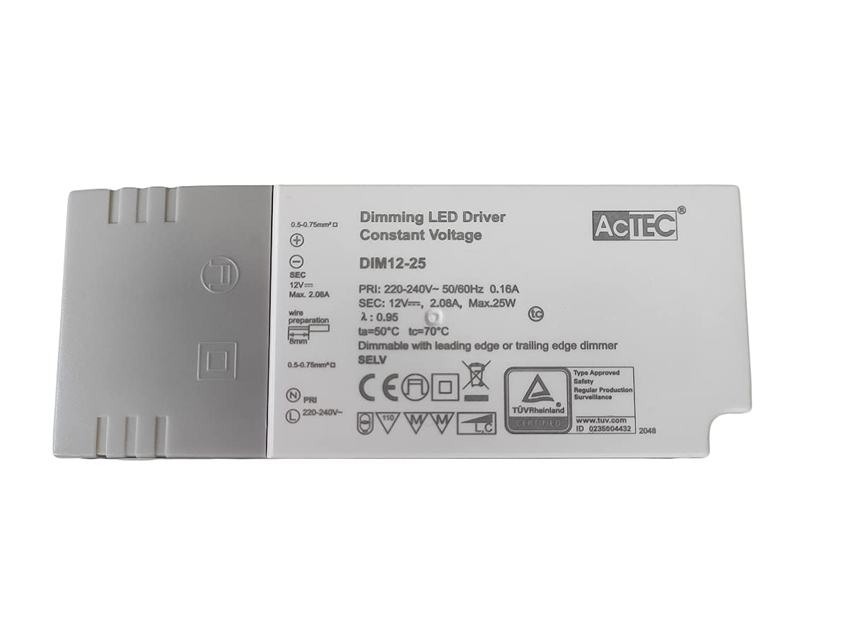 REYLAX Trasformatore LED 12V 40W Dimmerabile | Alimentatore 220V To DC