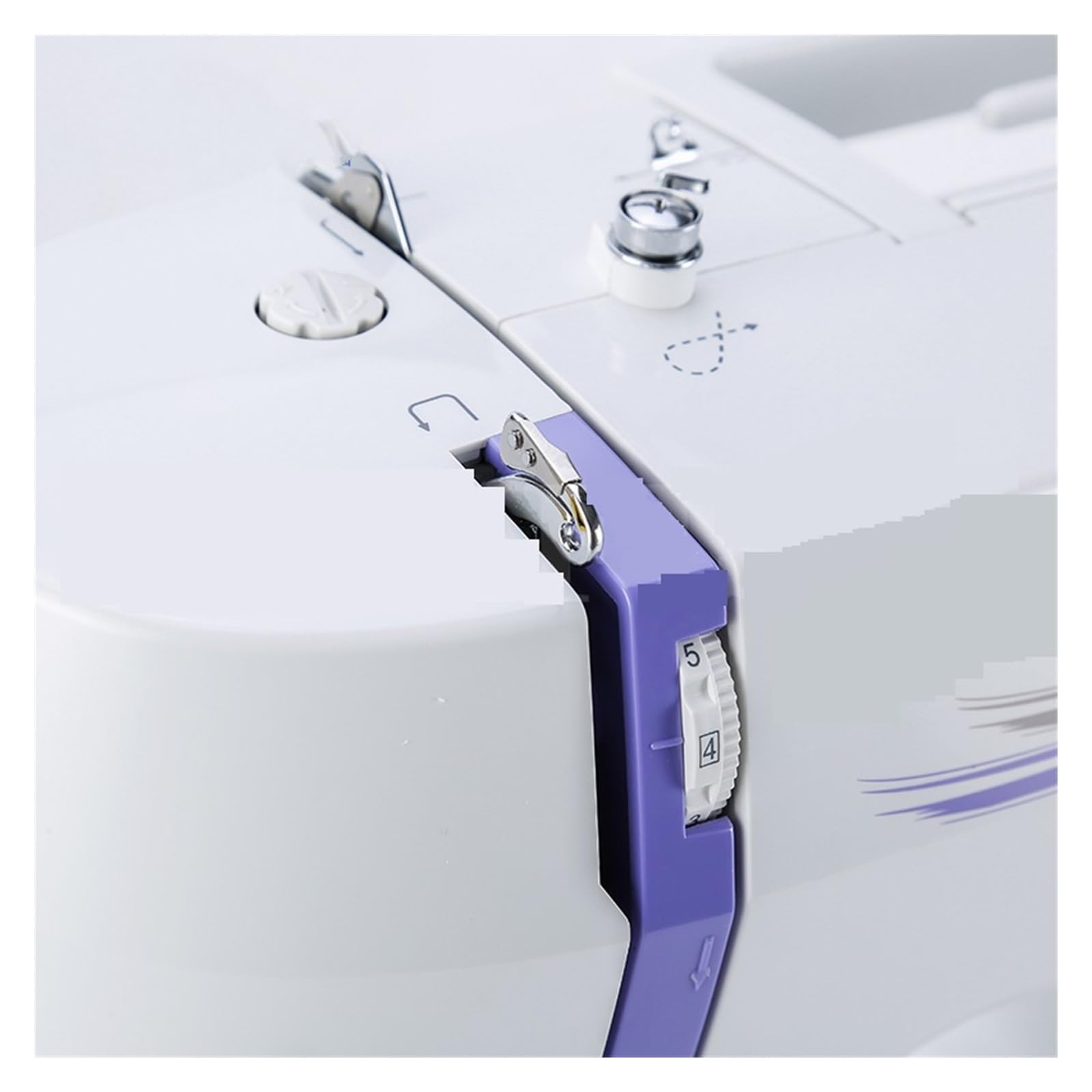 Máquina de Coser eléctrica Multifuncional de Escritorio doméstica HZL353 con overlock, Potente, silenciosa y Estable.