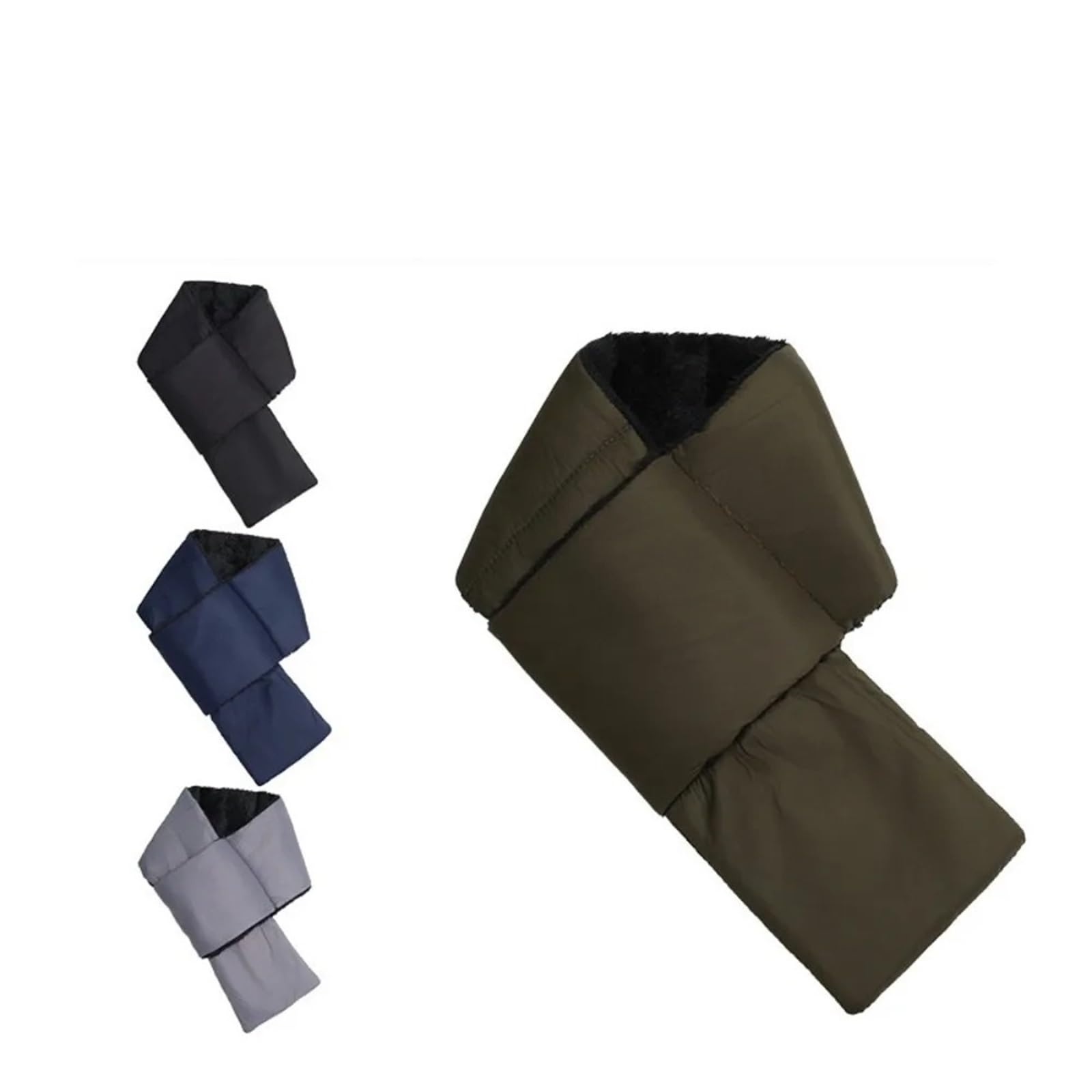 3 pezzi Snood in cotone impermeabile da uomo all'aperto invernale termico caldo escursionismo sci sciarpe scaldacollo antivento sciarpa ciclismo campeggio Per Campeggio,Escursionismo