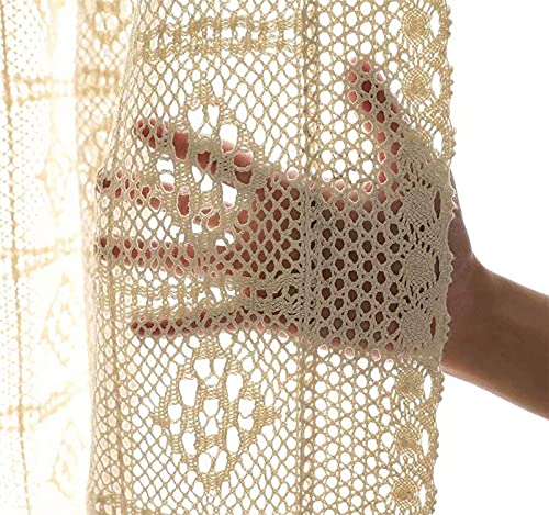 Rideaux rustique pour salon ferme réglant la luminosité sans assombrir - 6
