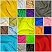 Produktbild Universalstoff für Mode, Dekoration, Bekleidung  24 Farben, Meterware ab 50cm, 100% Polyester  blickdicht, knitterarm, pflegeleicht, Allroundstoff Multifunktion (weiß, 100 x 150 cm)