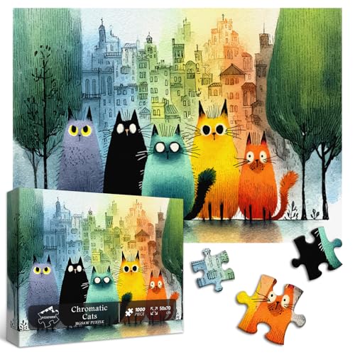 Puzzle de Gato Temática Animal 3+ Anos miniatura 2