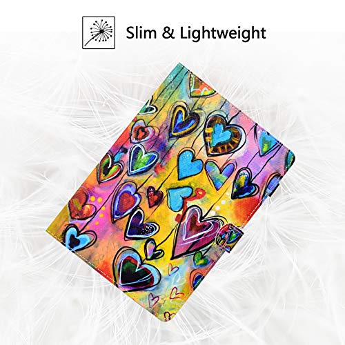 Uucovers Cover For Samsung Galaxy Tab A 9.7 Inch 2015 Model (Sm-T550/T555C/P550/P555C) With Pencil Holder Pockets [Auto Wake/Sleep] Folio Stand Smart Pu Leather Soft Tpu Back Wallet Case, Love #TOP6