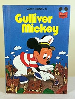 Hardcover Walt Disney's Gulliver Mickey Book