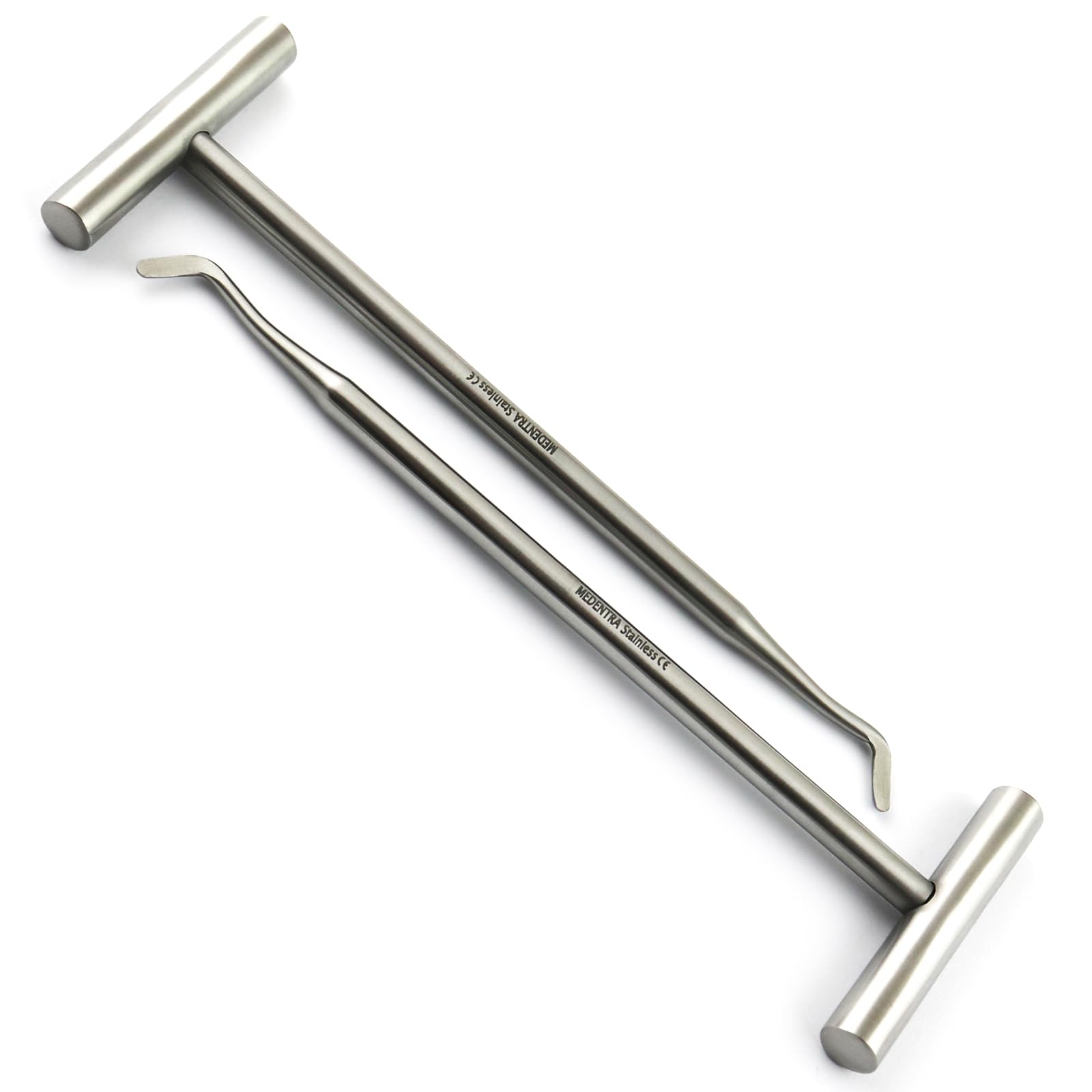 Professional Dental Elevators | Restorative Composite Implants | Luxating Filling | Root Extraction | Osteotome PDL Periotome Instruments (Potts Elevators Set of 2 - #6X #7X)