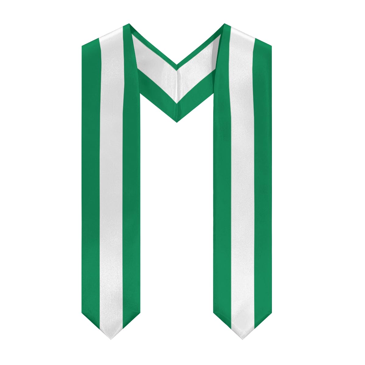 YiiLi Nigeria Flag Graduation Stole Sash For International Student Scarf Graduation Day