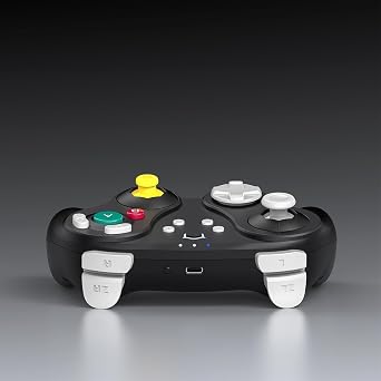 NYXI Warrior GameCube Controller für Switch/NGC/Wii/PC, Wireless Switch Pro Controller mit Hall-Effekt Joysticks/Trigger,Mechanischer Schalter A/B/X/Y,HD Rumble,6-Achsen Gyro, Programmierbar