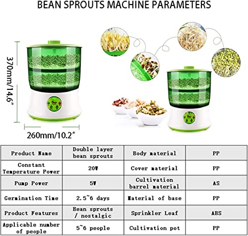 Machine à germes de soja avec modes trois saisons et kit de germination automatique