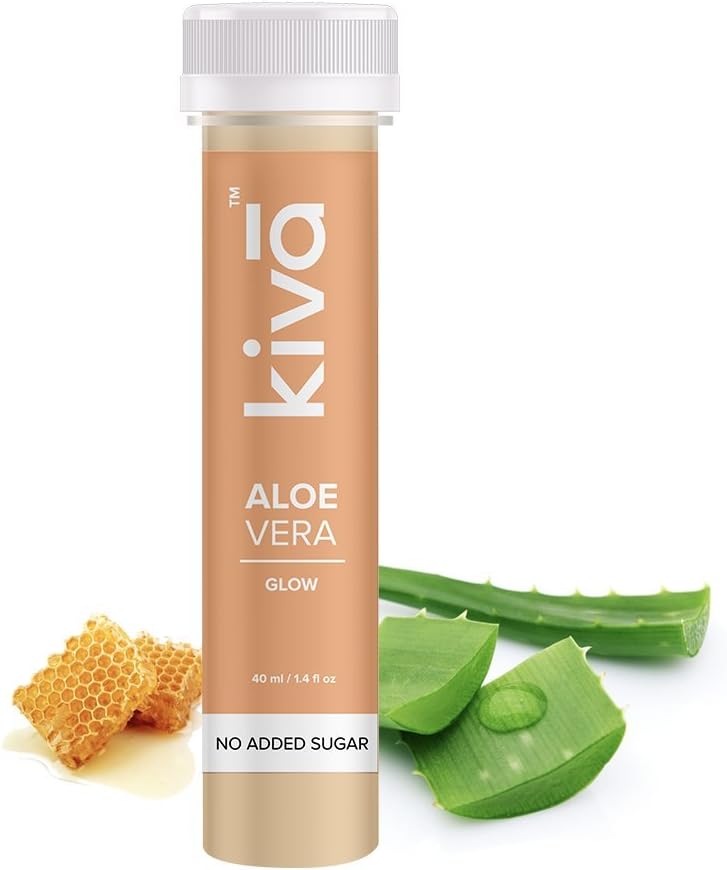 Akiva Love Juices Aloe Vera Skin Glow Ready to Drink Ayurvedic Juice, 6 X 40 ml
