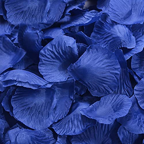 Mikihat 1200Pcs Pétales de Rouges Artificiels, Fleurs artificielles en Soie, Petale de Rose pour Mariage, Saint Valentin, Centre de Table, fête...