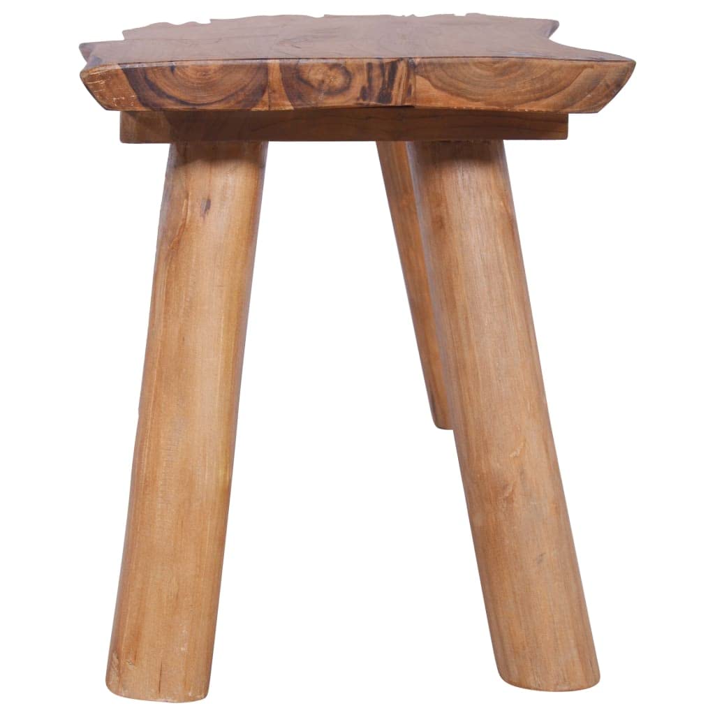 120 cm in legno di teak massiccio – Sedie per esterni, mobili eleganti, resistenti alle intemperie, perfette per giardini, terrazze e balconi