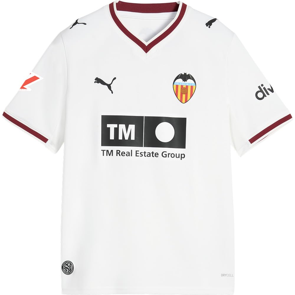 PUMA Valencia CF 26/27 Replica Home Junior Short Sleeve T-Shirt 13-14 Years