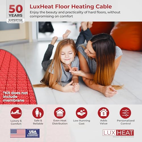 Luxheat 100 Sqft Floor Heating Cable Kit thumb #1