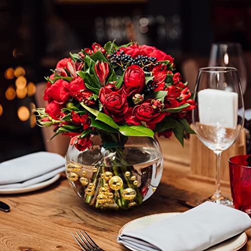 Ztml Ms 150 Pieces Golden Vase Filler Faux Pearls Beads & 10,000 Pieces Water Gel Jelly Beads, Vase Fillers For Floating Pearls, Floating Candle Making, Wedding Centerpiece, 8/14/20 Mm(Gold) #TOP5