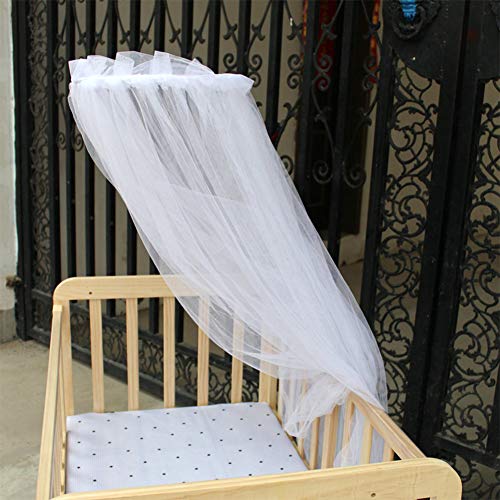 Image of LAVEN Summer Baby Crib Net Baby Room Decoration Netting, Net, Bed Canopy, Breathable Net Indoor Outdoor for Beds, Bassinets, Playpens for Baby, Kids, Girls