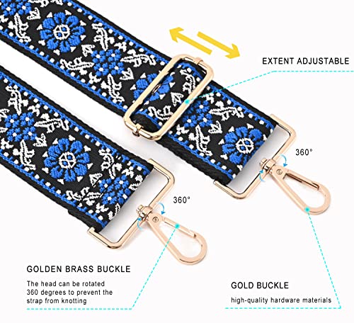 Image of Purse Strap Wide Replacement Crossbody Strap Handbag Guitar Strap Purse Shoulder Strap Adjustable