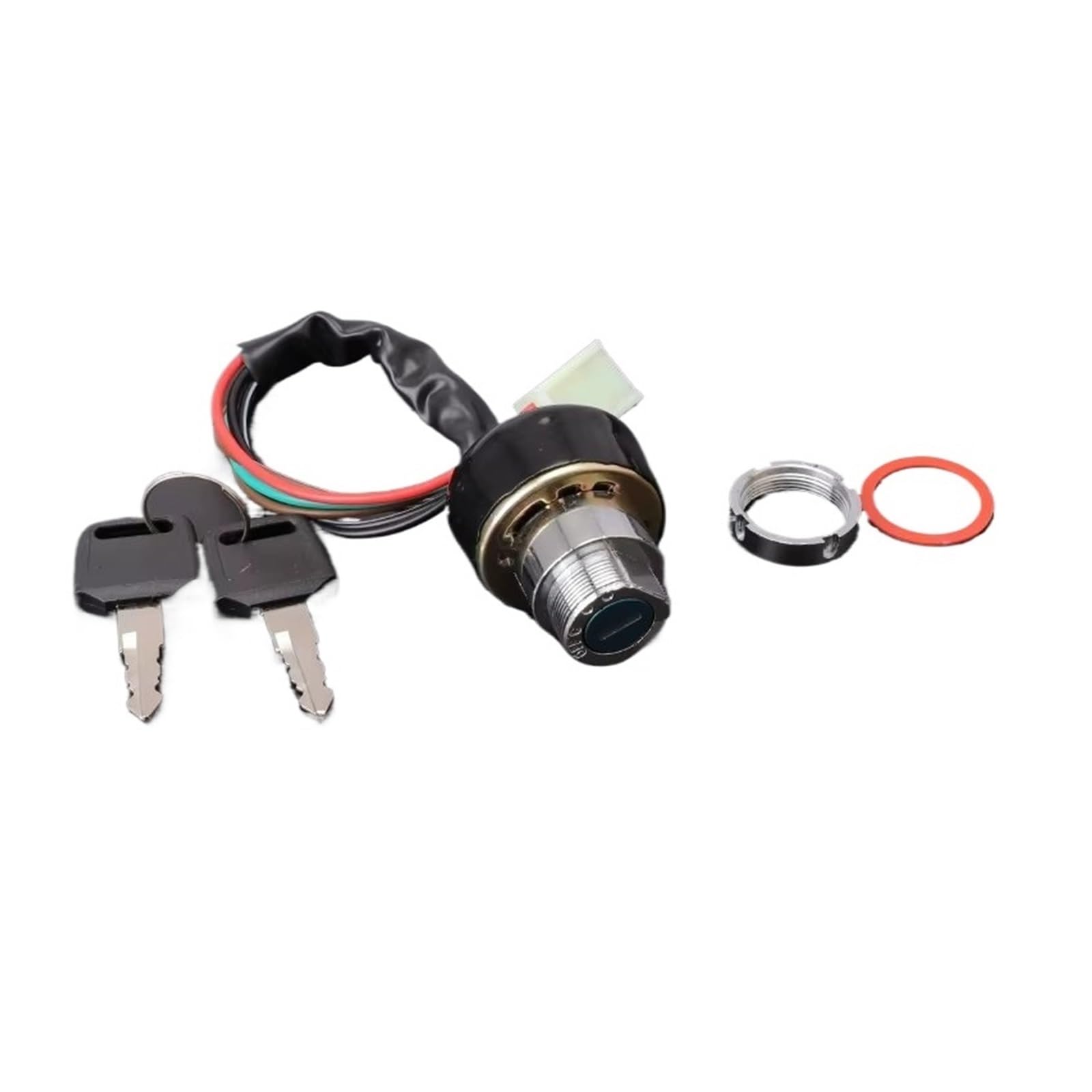 para Yamaha para Suzuki Scooter ATV Dirt Bike Go Kart Coche Motocicleta Interruptor Encendido 3 Posiciones 6 Cables con 2 Llaves Cerradura De Encendido