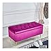 Tabouret Pliant Banc Pouf,pieds Table Appoint Motifs Tendances Paris,Multicolore (Color : Purple, Size : 60x45x45cm)