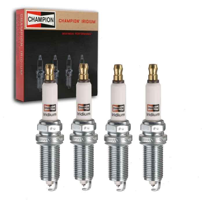 4 pc Champion Iridium Spark Plugs compatible with Lexus NX300 2.0L L4 2018-2020