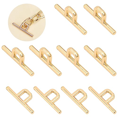 WADORN 10pcs Metal Toggle Clasps