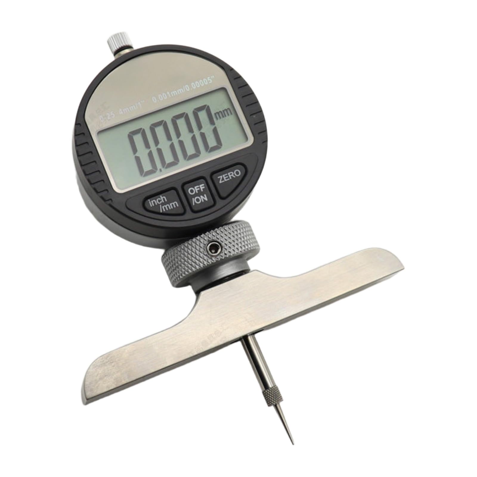 Medidor de profundidad digital, 0-10 mm(Large Base 0.001mm 0-25.4 Set)