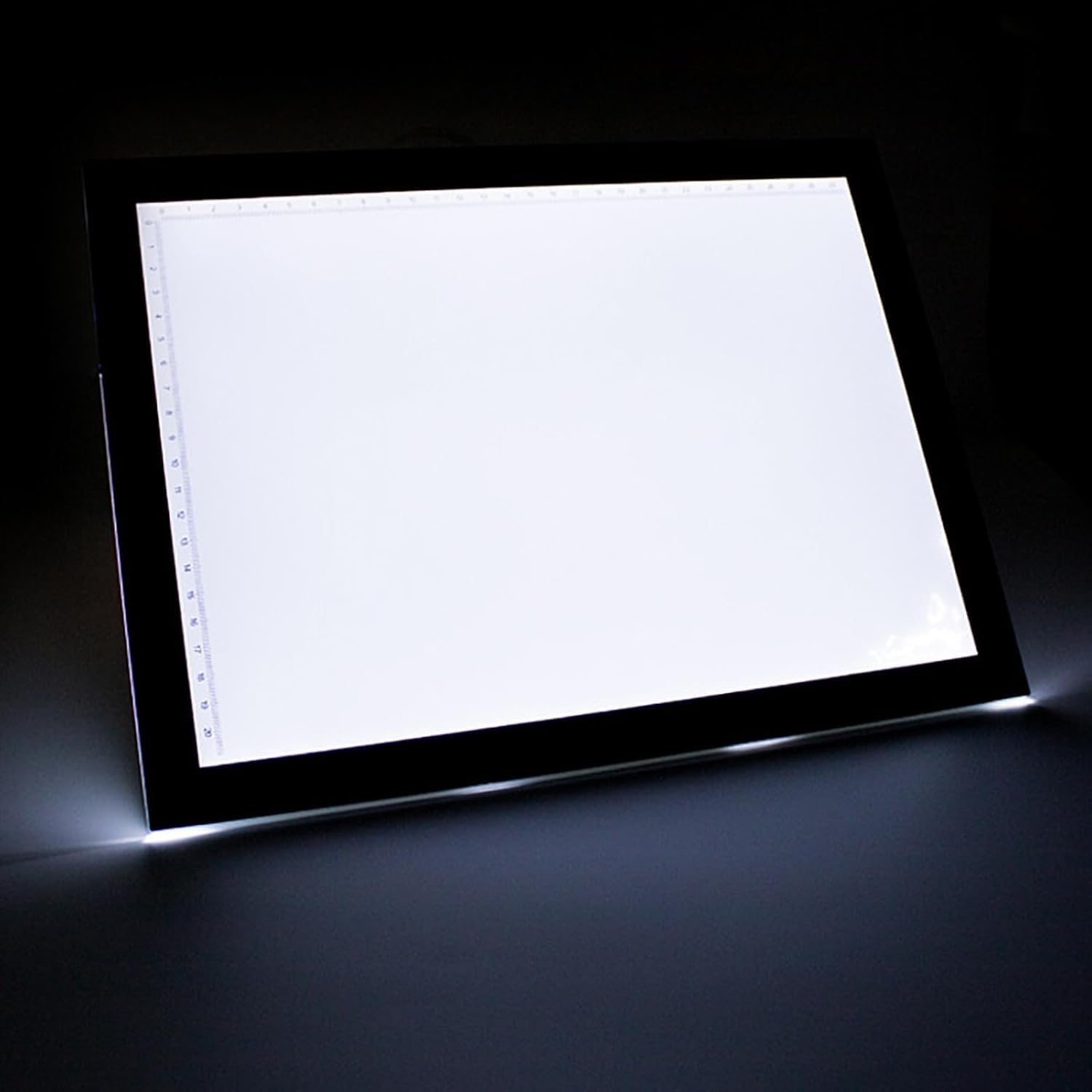 Caja de luz para dibujar, tablero de trazado portátil A1 A2 A3 con panel acrílico, atenuación infinita y función de memoria de brillo para artistas y bocetos