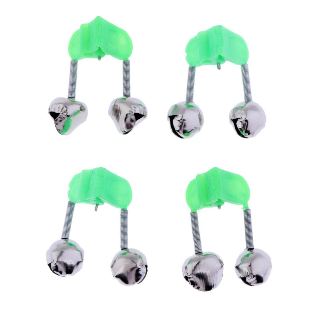 THE STYLE SUTRA®4 Pieces Twin Bells Night Fishing Rod Clip Bite Lure Alarm-image-14