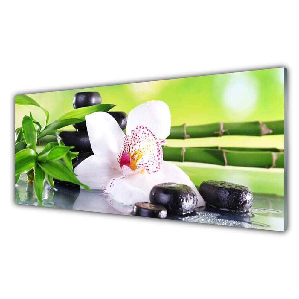 Tableau en verre trempé Tulup 125x50cm - Décoration murale durable et facile à nettoyer