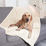 PETHUR Waterproof Dog Blanket for Large Dog, Large Cat Blanket Washable for Couch Protection, Soft S