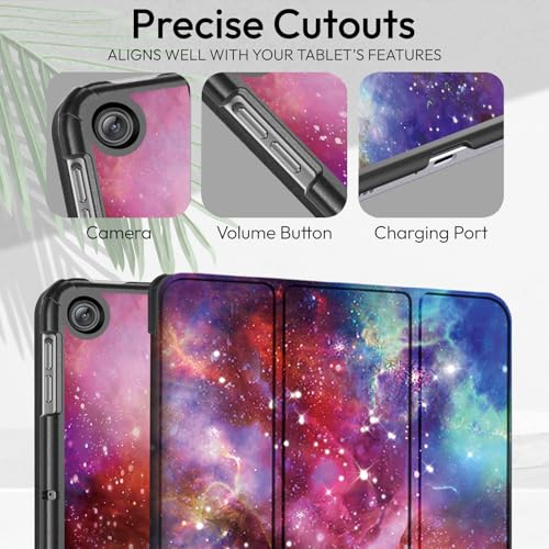Image of Robustrion Cover for OnePlus Pad Go 2 12.1 inch Cover Case, Trifold Cover Case for OnePlus Go 2 Tablet Cover [Auto Sleep Wake Support] - Galaxy
