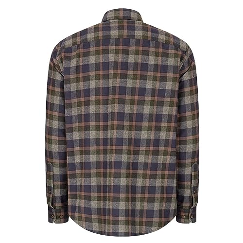 Hoggs of Fife - Kirkwall Brushed Flannel Mens Shirts 100% Cotton ...